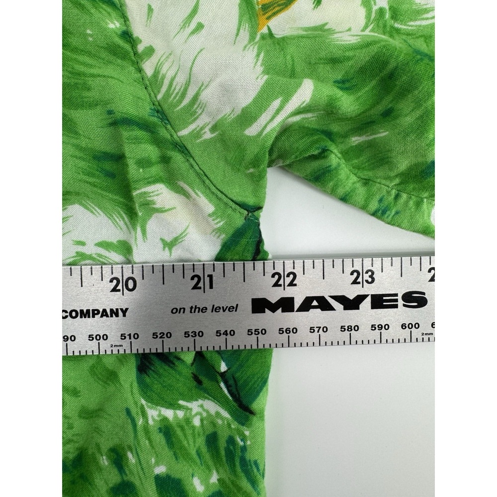 Beachwear Hawaiian‎ Shirt Men's Size L 100% Rayon Floral Tropical Beach Aloha - Picture 8 of 9